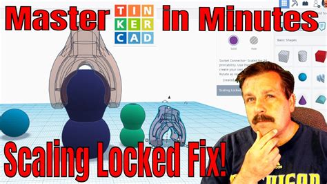 tinkercad lock aspect ratio|Enable Scaling on Tinkercad Locked Connectors & Shapes Slick .
